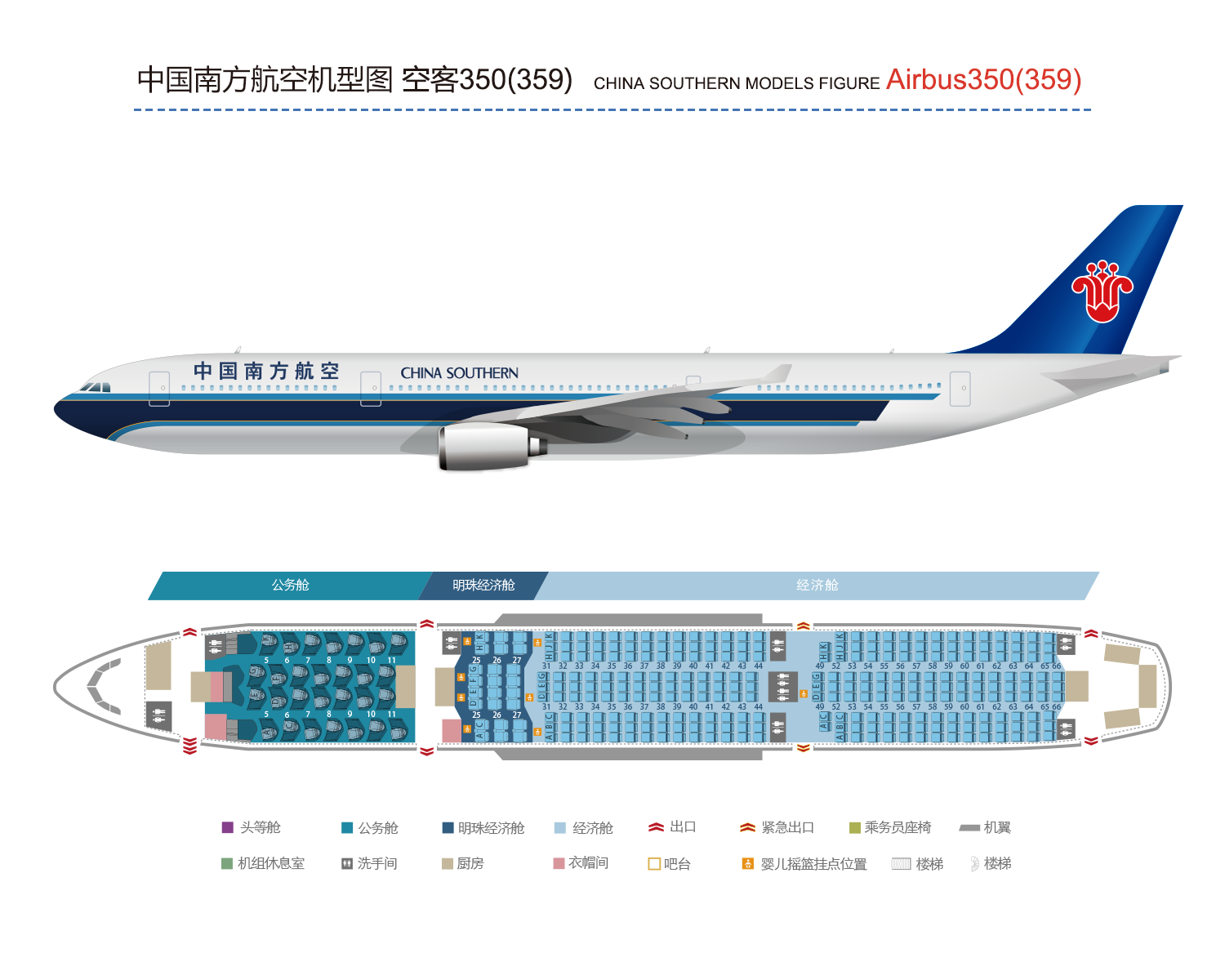 China Southern Airlines Seating Chart
