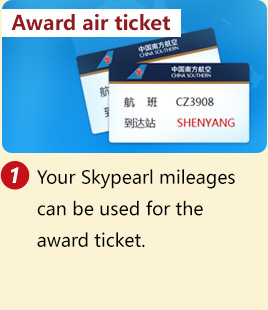 Booking air tickets 1.Redeeming your CSAIR mileage for award tickets