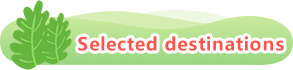 Selected destinations