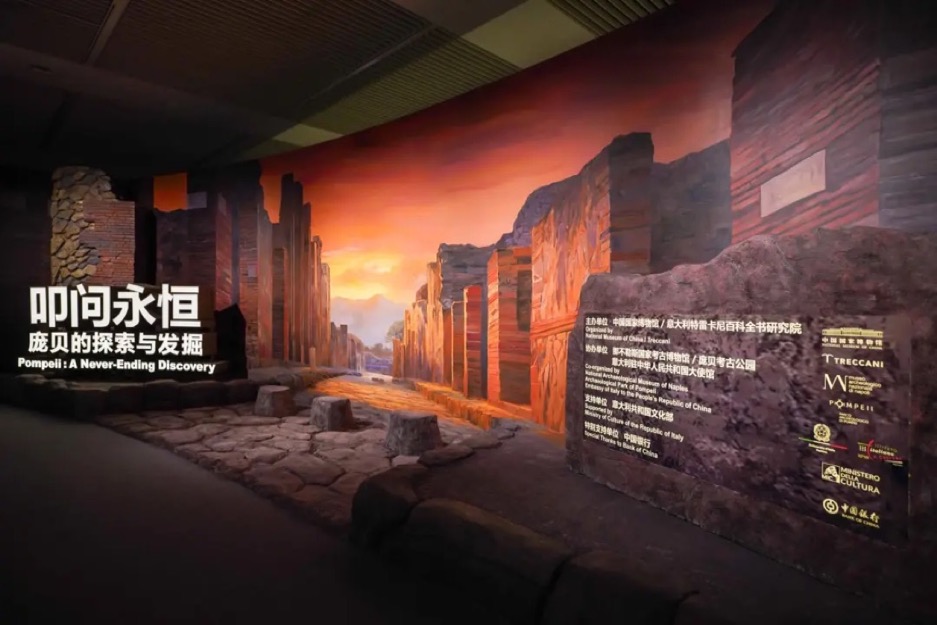 The Pompeii exhibition at the museum 1